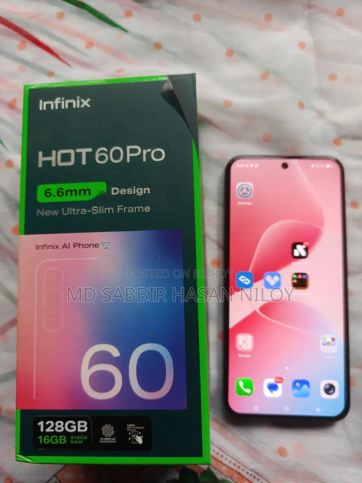New Infinix Hot 60 Pro 128 GB Black