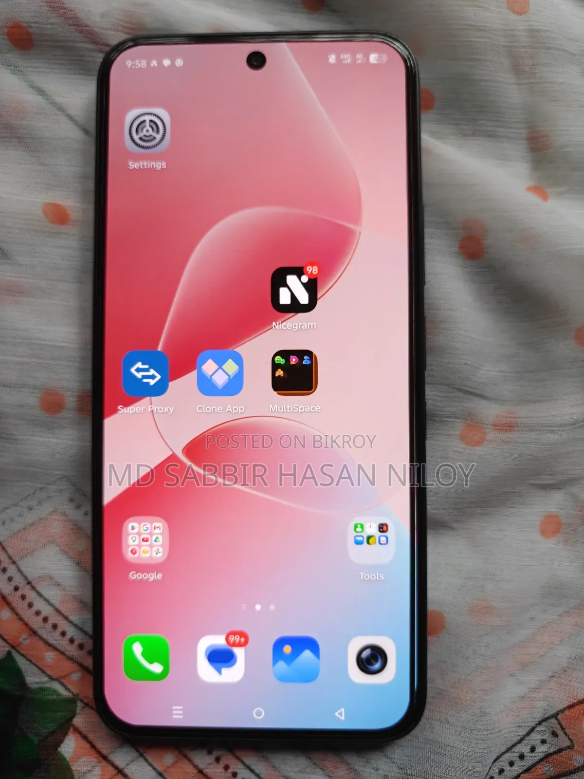 New Infinix Hot 60 Pro 128 GB Black