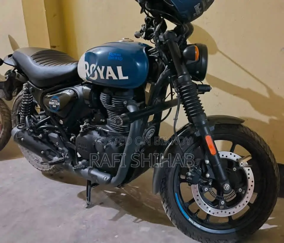Royal Enfield Hunter 350 2025 Blue