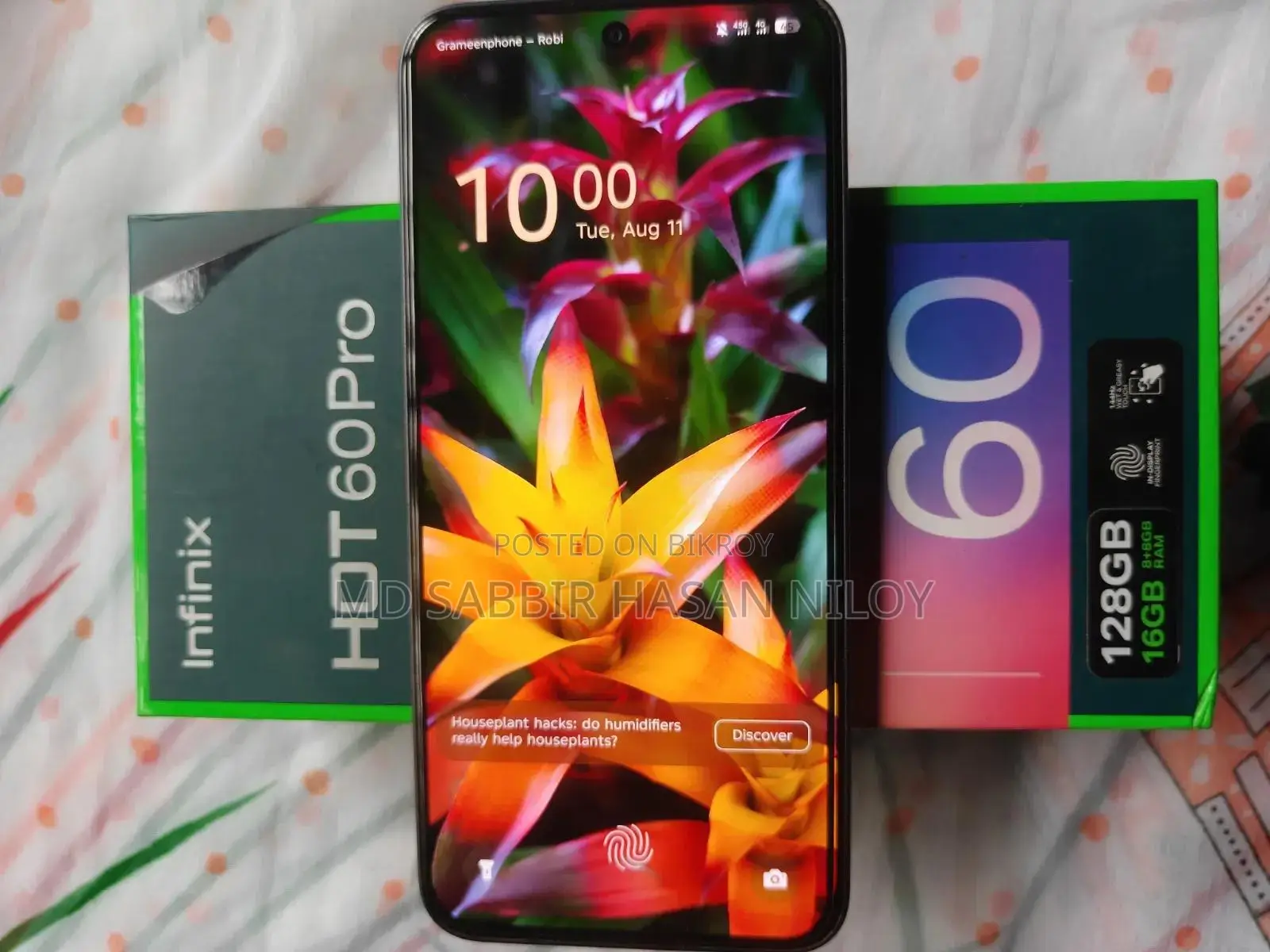 New Infinix Hot 60 Pro 128 GB Black