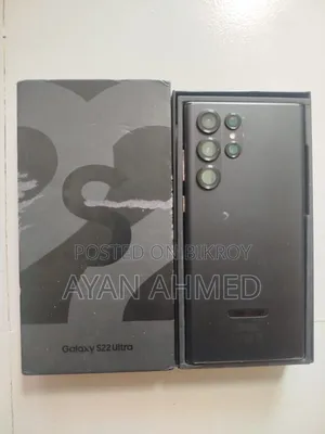 New Samsung Galaxy S22 Ultra 128 GB Black