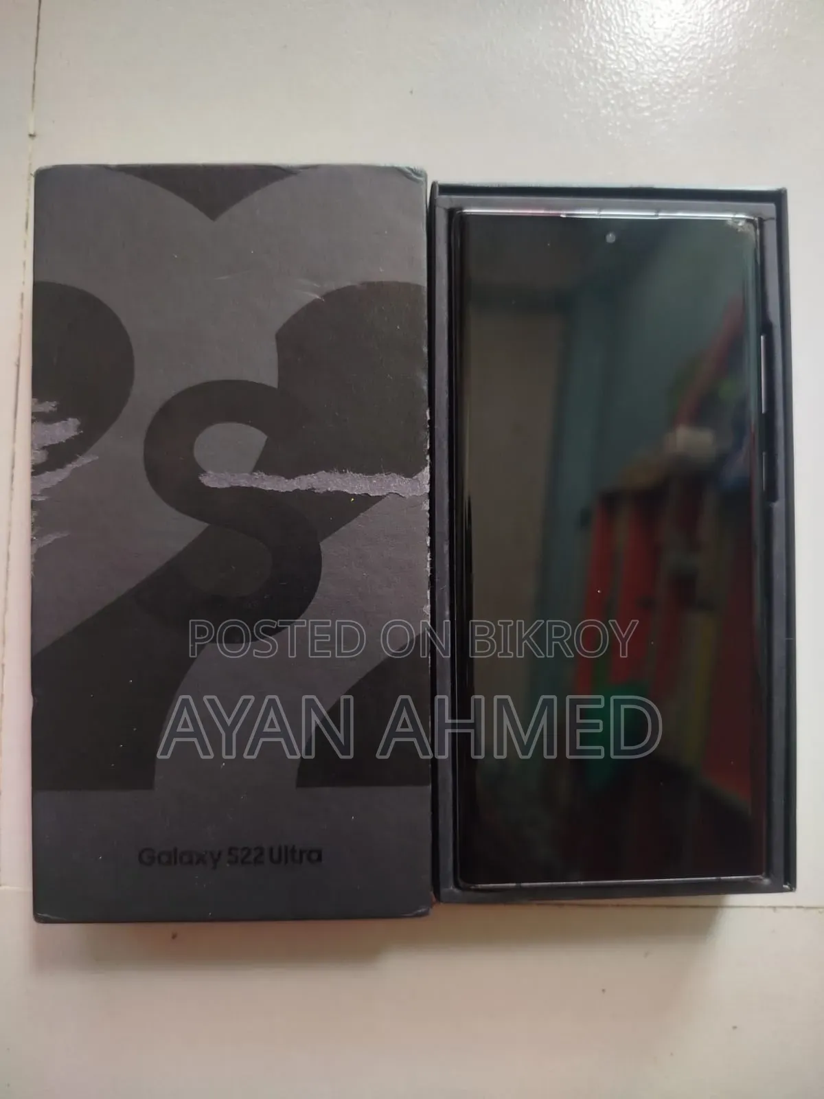 New Samsung Galaxy S22 Ultra 128 GB Black