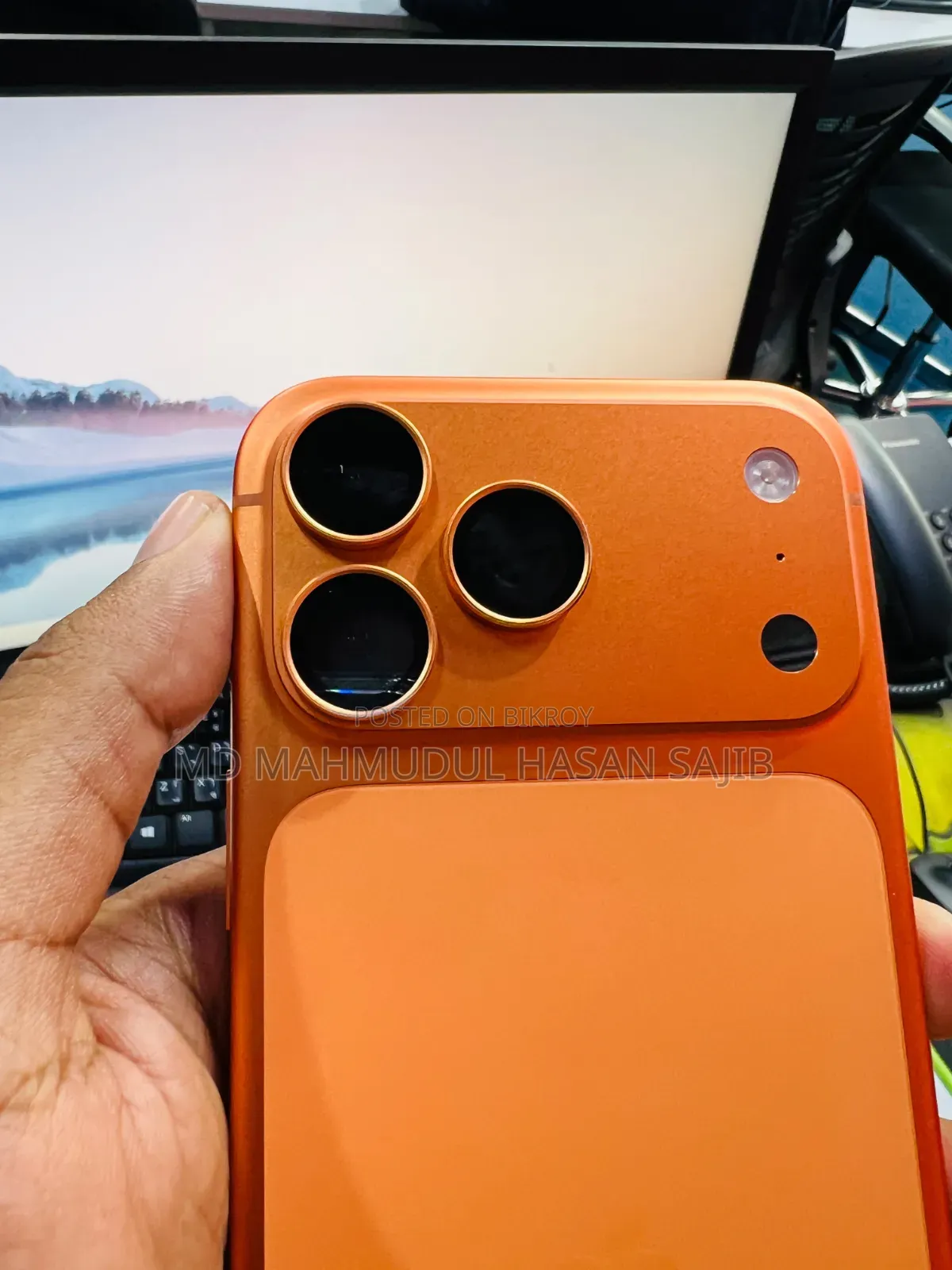 অ্যাপল আইফোন ১৭ প্রো ম্যাক্স ২৫৬ জিবি কমলা