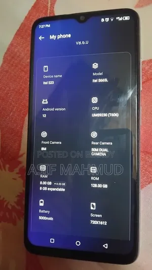 Itel S23 128 GB White