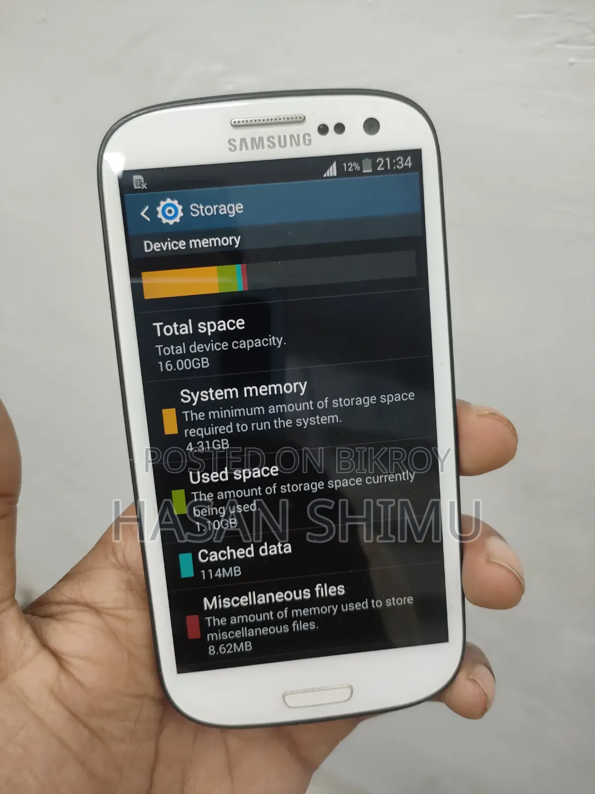 Samsung Galaxy S3 16 GB White