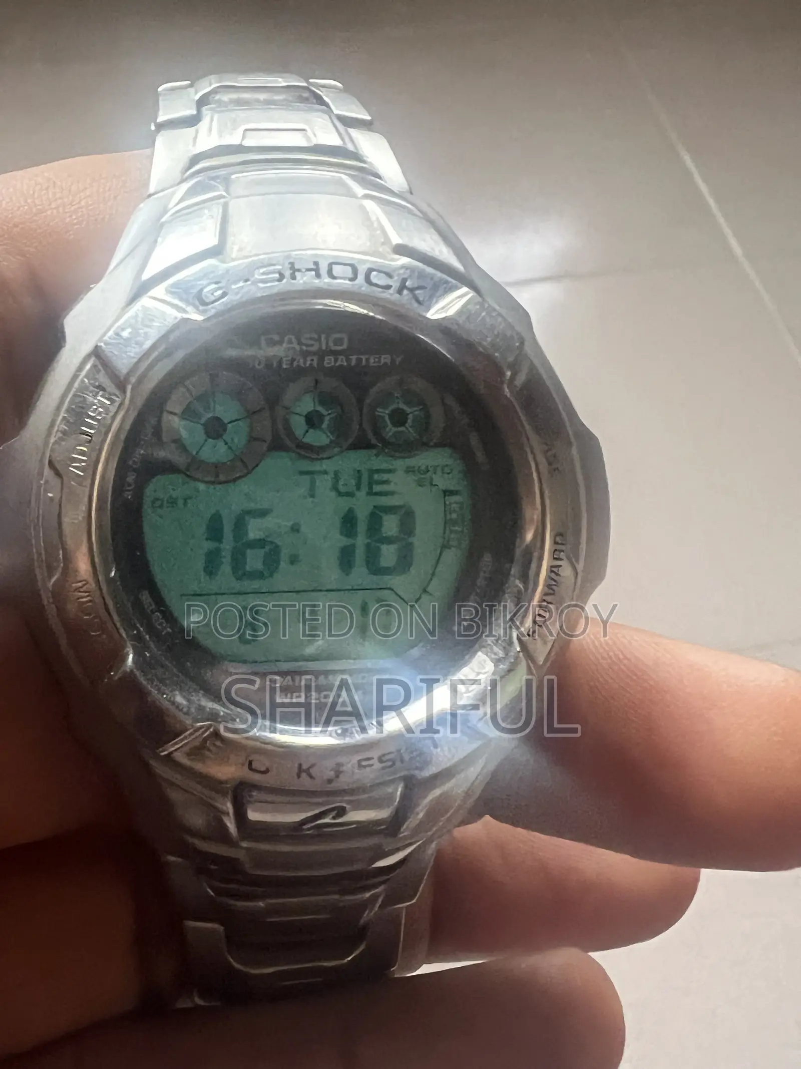 Casio G-Shock, G-7100D, Stainless Steel