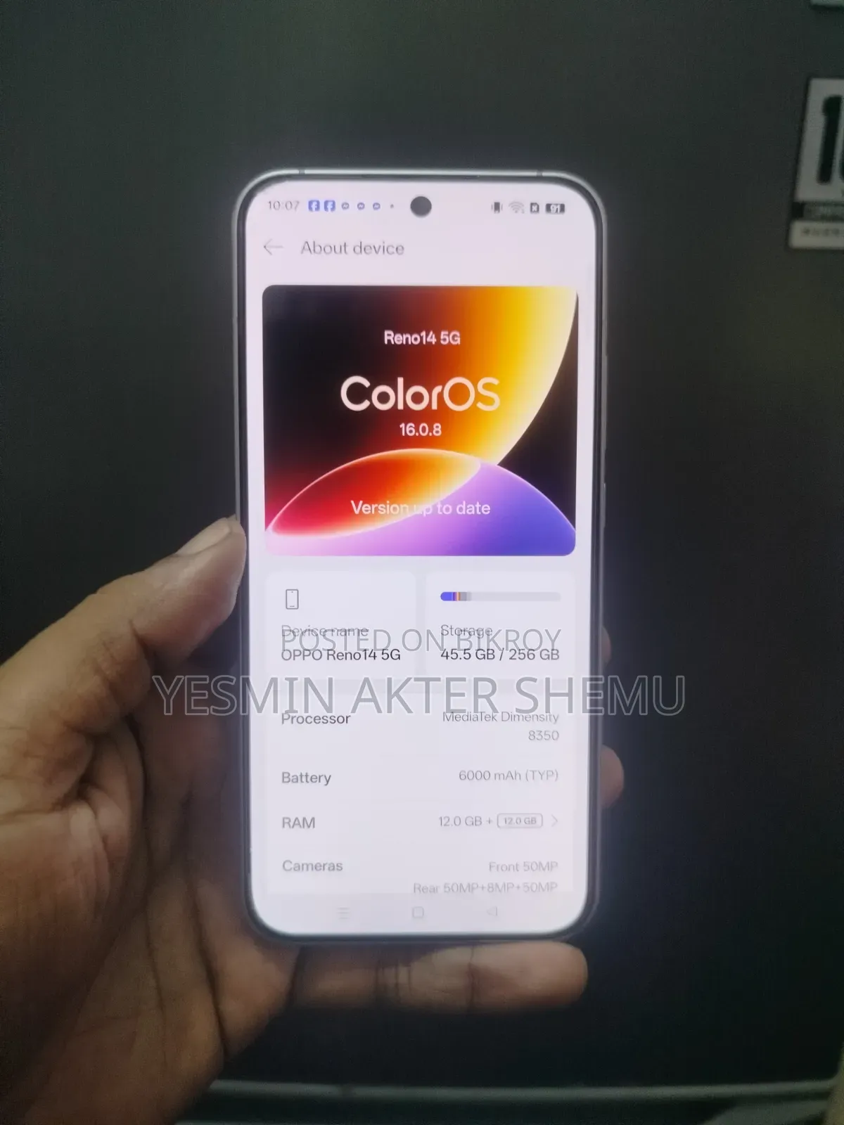 Oppo Reno 256 GB White
