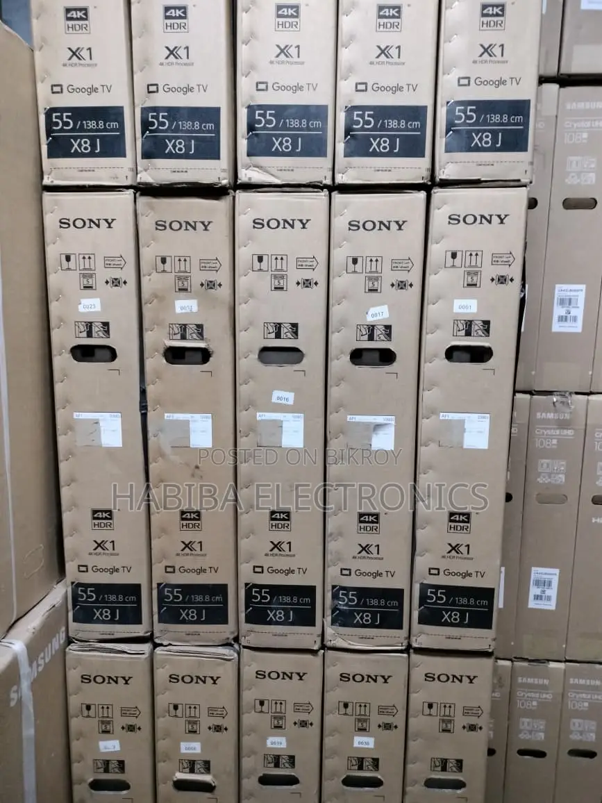 Sony Bravia 55" X80J 4K Google HDR LED TV