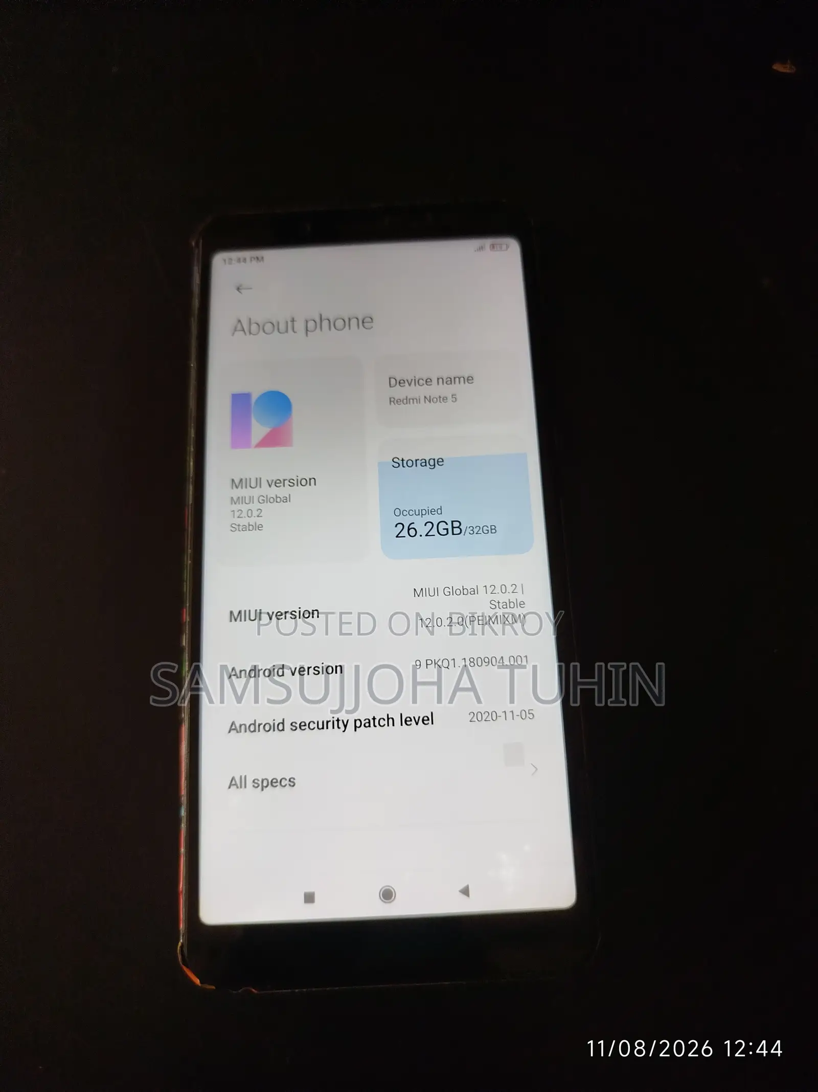 Xiaomi Redmi Note 5 32 GB Black