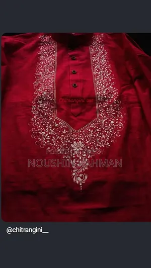 হাতে নকশা করা পাঞ্জাবি শাড়ি ও অন্যান্য কাপড়