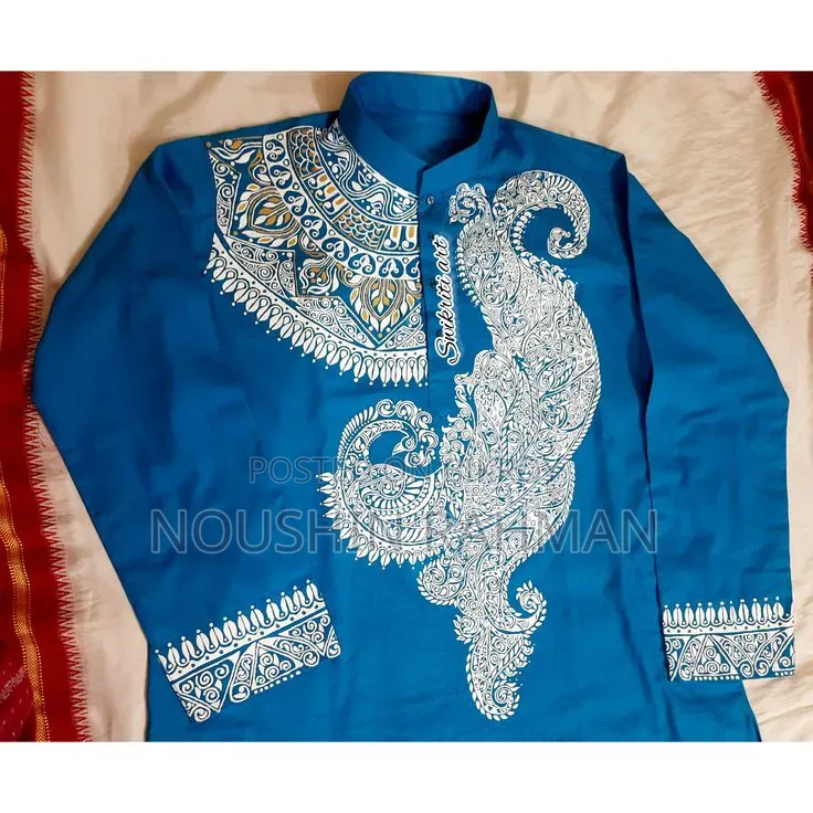 হাতে নকশা করা পাঞ্জাবি শাড়ি ও অন্যান্য কাপড়