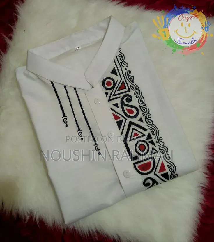 হাতে নকশা করা পাঞ্জাবি শাড়ি ও অন্যান্য কাপড়