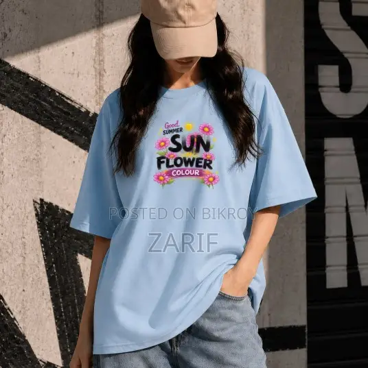 Premium Drop Shoulder T-Shirt for Women |Trendy Print Oversized Tee |