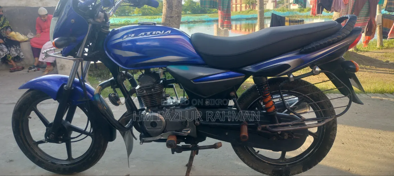 Bajaj Platina 100 2016 Blue