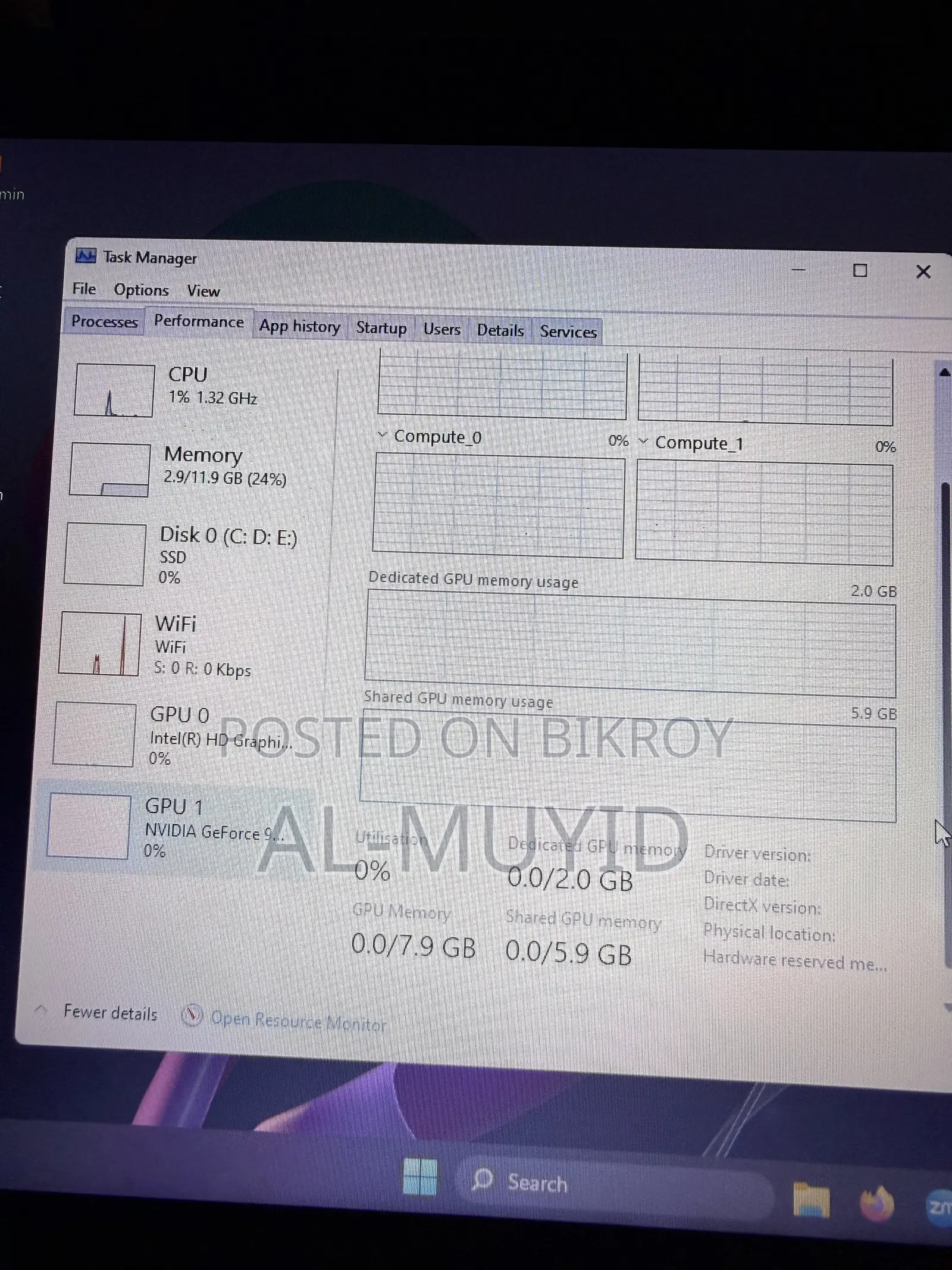 ল্যাপটপ HP Pavilion 14 12GB Intel Core i5 SSD 256GB