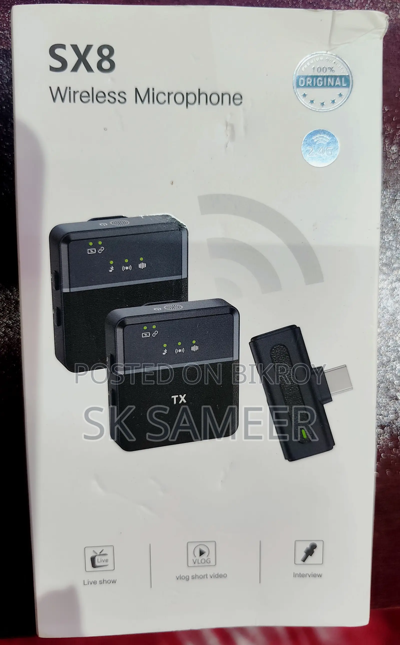 SX8 Wireless Microphone