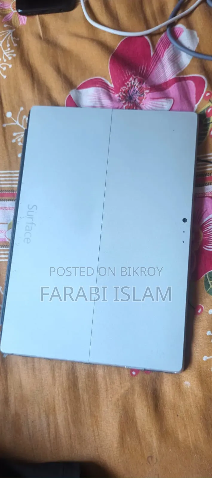 ল্যাপটপ মাইক্রোসফট সারফেস প্রো ৩ ৪ জিবি ইন্টেল কোর আই৫ এসএসডি ১২৮ জিবি