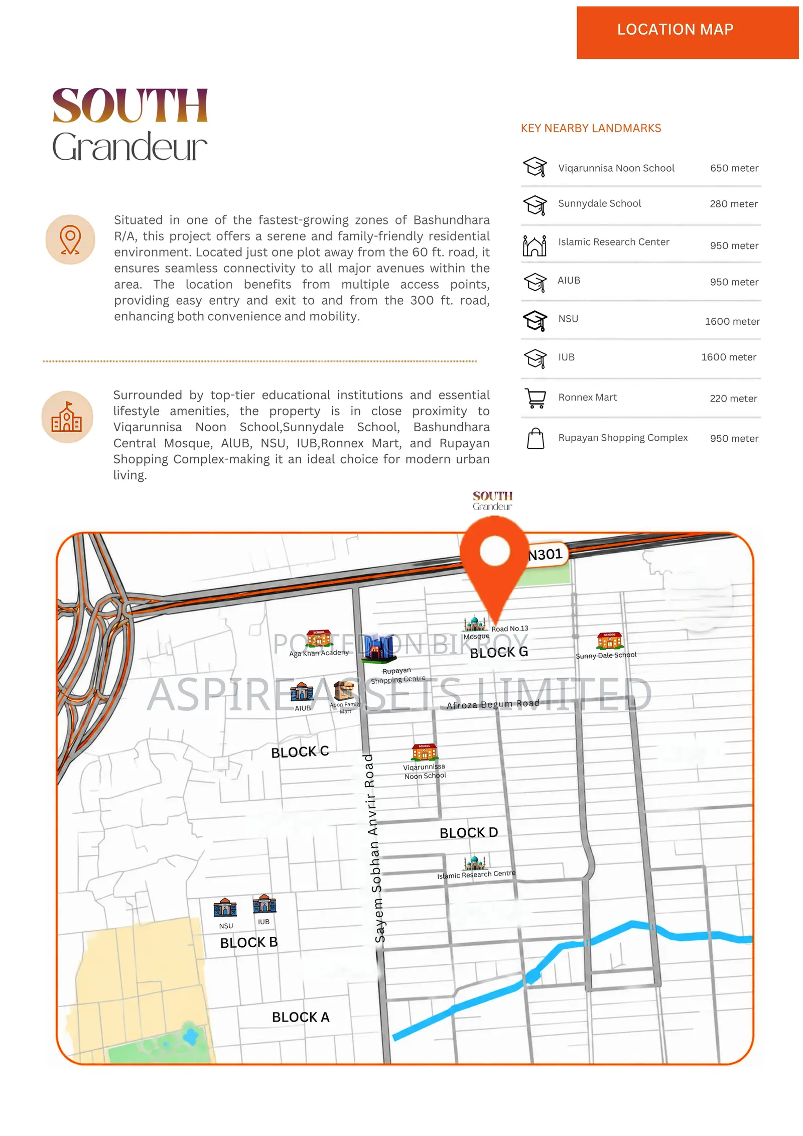 3-Bedroom Apartment in Bashundhara for Sale