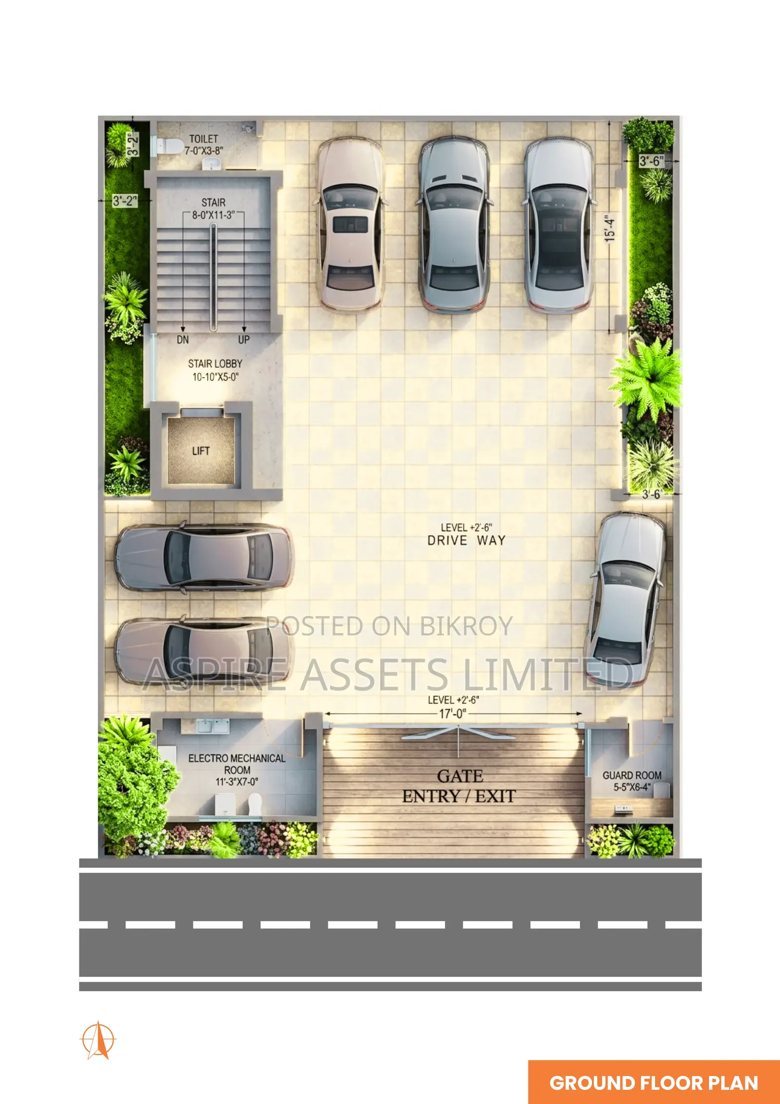 3-Bedroom Apartment in Bashundhara for Sale