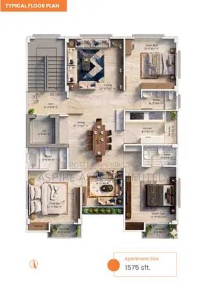 3-Bedroom Apartment in Bashundhara for Sale