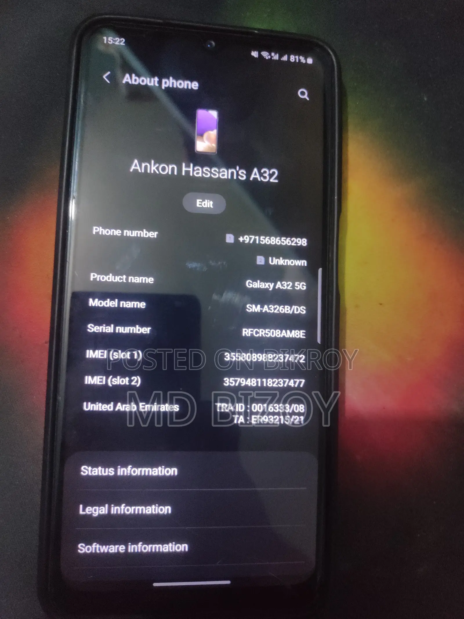 Samsung Galaxy A32 5G 128 GB Black