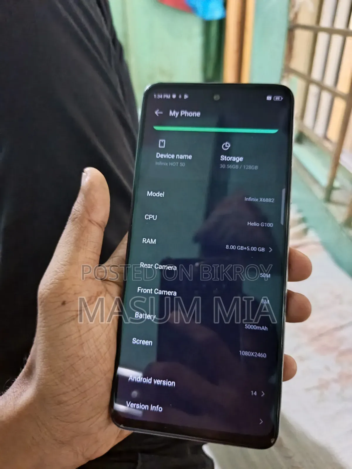 Infinix Hot 50 128 GB Silver