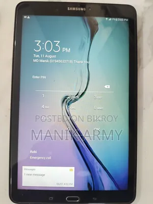 Samsung Galaxy Tab E 8.0 8 GB Black