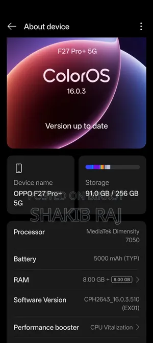 Oppo F27 Pro+ 256 GB Black