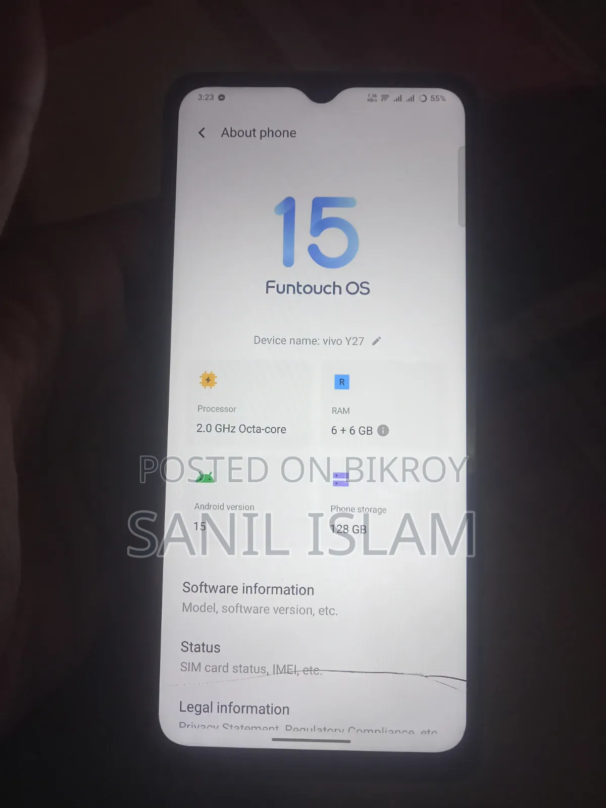 Vivo Y27 128 GB Orange