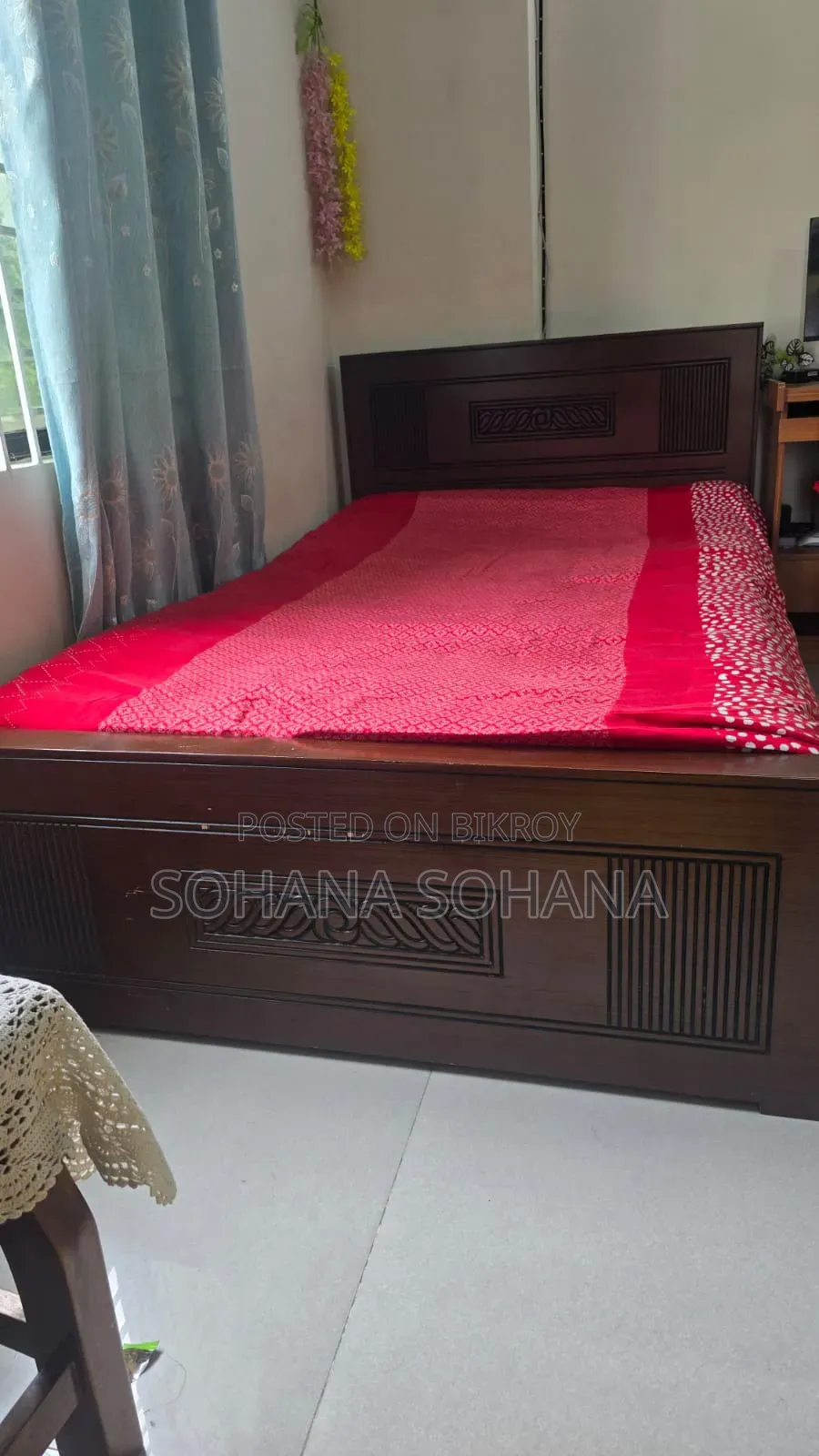 পার্টেক্সের খাট তোশক ও জাজিমসহ বিক্রি হবে