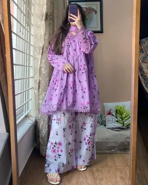 Premium Cotton Printed Three Piece